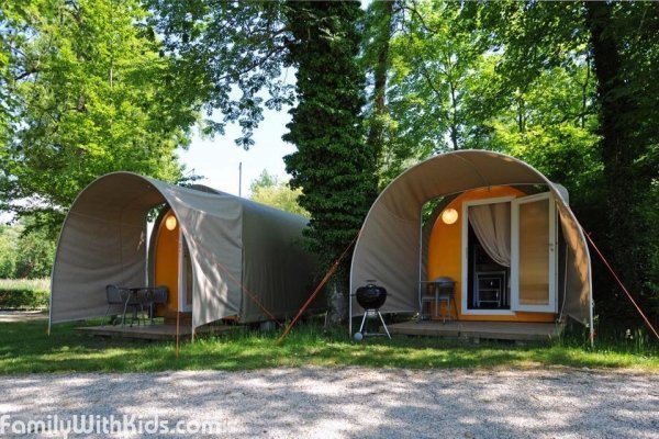 Camping Paradis-Plage, кемпинг на Невшательском озере, Швейцария