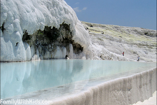 The Pamukkale geothermal sources in Turkey