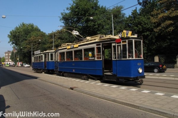 Музей трамвайной линии, Electrische Museumtramlijn в Амстердаме, Нидерланды