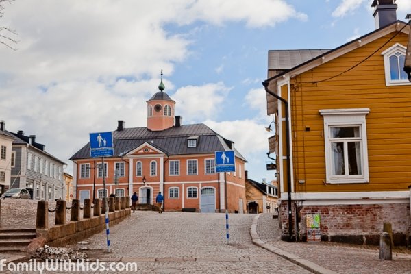 The Porvoo Museum and the The Old Town Hall in Porvoo, Finland