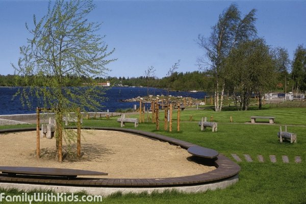 The Kiikelinpuisto park in Oulu, Finland