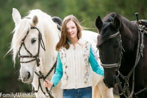"Кентавр", конный клуб, конные прогулки по лесу, обучение верховой езде на природе для детей от 8 лет и взрослых, Киев