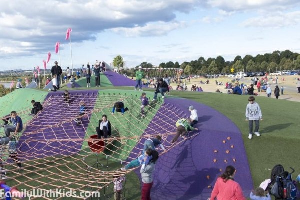 "Блэксленд", Blaxland Riverside Park, игровое пространство для детей всех возрастов и возможностей в Олимпийском парке Сиднея, Австралия
