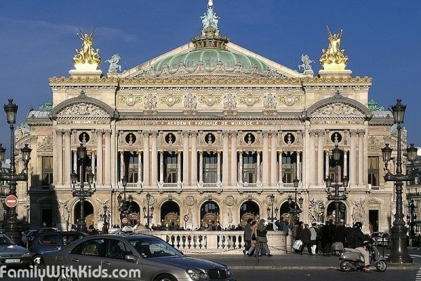 Palais Garnier, the Garnier Palace opera house in Paris, France