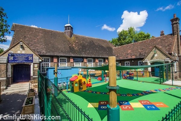 Eveline Day and Nursery School Seely Hall, сад-ясли для детей от 3 месяцев до 5 лет, Лондон, Великобритания