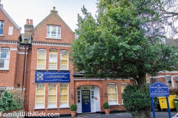 Eveline Day and Nursery School Trinity Crescent, ясли-сад для малышей от 3 месяцев до 5 лет, Лондон, Великобритания