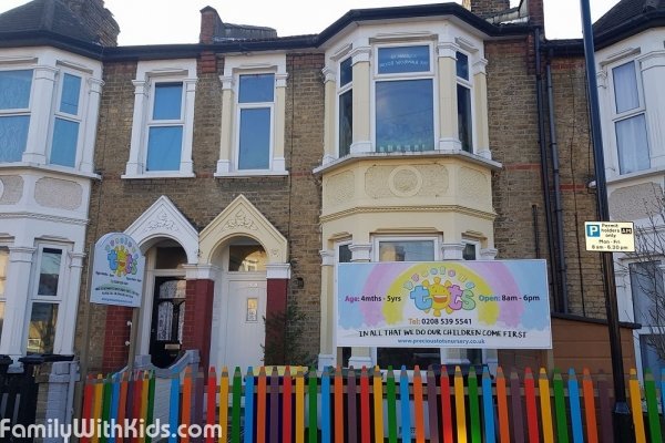 Precious Tots Nursery, сад-ясли для детей от 4 месяцев до 5 лет, Лондон, Великобритания