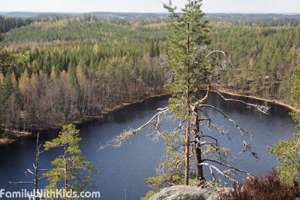 The Repovisi National Park in Kouvola, Finland