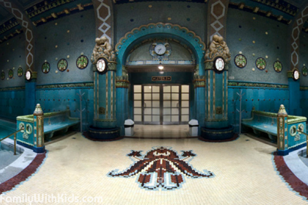 The Gellert Thermal Bath in Budapest, Hungary