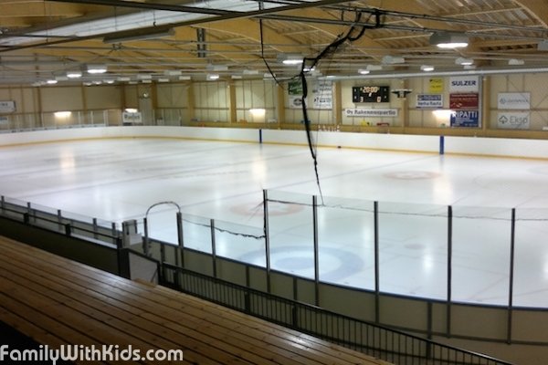 Indoor ice rink and curling in Hamina, Finland