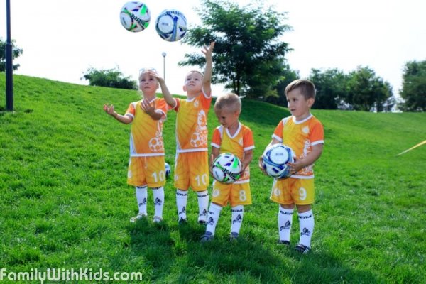 Детская академия футбола, футбол для детей от 3 до 7,5 лет в Оболонском районе, Киев