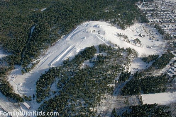 Mielakka, the ski resort in Kouvola, Southern Finland