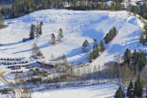 Руосниеми, Ruosniemi, горнолыжные склоны и школа в Пори, Финляндия