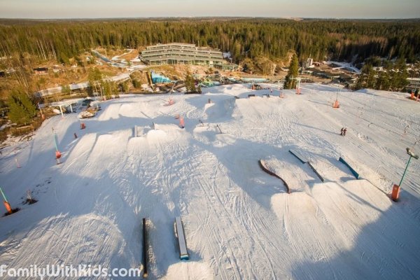 Серена Ски, Serena Ski, горнолыжный парк в Эспоо, Хельсинки, Финляндия