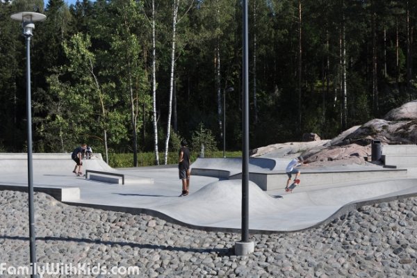 Олари, скейт-парк в Эспоо, Финляндия