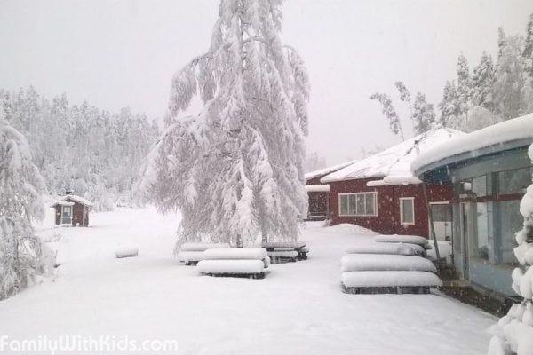 "Юупаваара", Juppavaara, горнолыжный курорт в часе езды от Тампере, Западная Финляндия