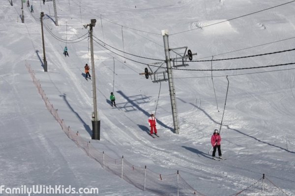 Lekotti Ski Center and rope park in Southern Savo, Eastern Finland
