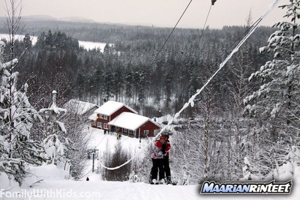 Maarianrinteet Ski Resort in Northern Savo, Central Finland