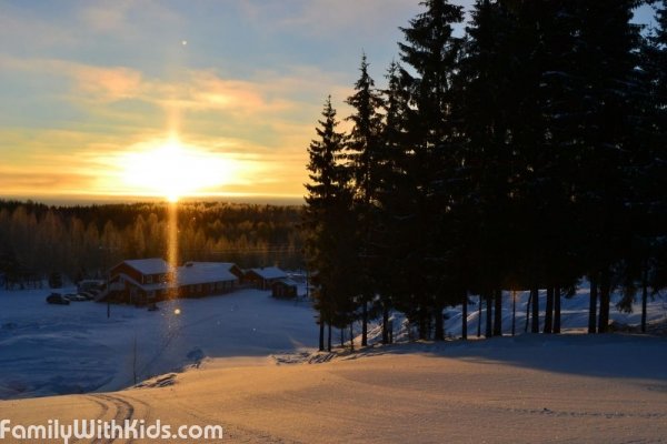 "Пурну", Purnu, горнолыжный курорт недалеко от Хартола, Финляндия