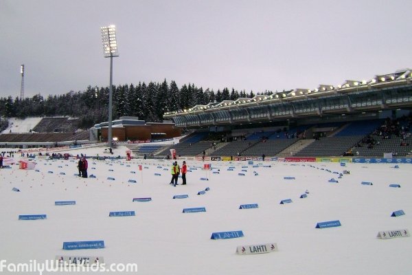 The Lahti Sports Centre with ski-jump ramps, Finland