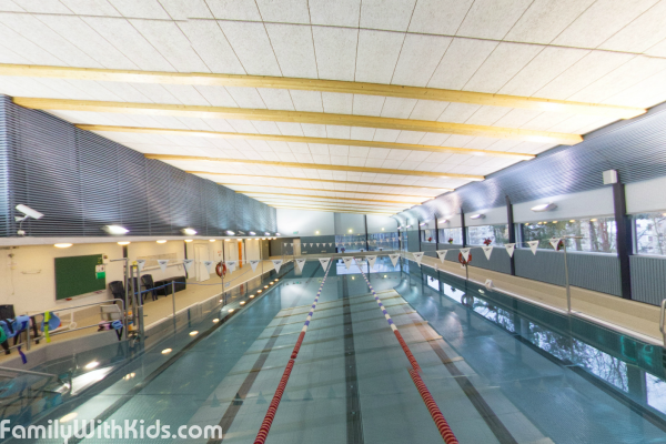 The Lahden uimahalli swimming centre in Lahti, Finland