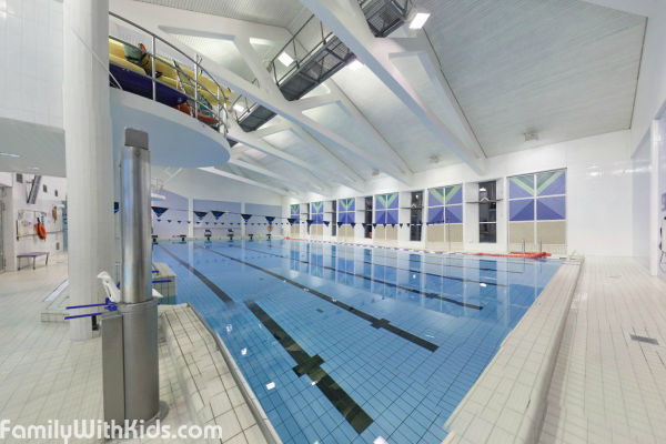 The Kivimaan uimahalli city swimming centre in Lahti, Finland