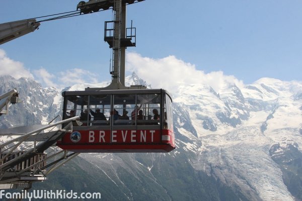 Le Brevent Cable Car, Telecabine Lift from the Chamonix Valley to Le Brevent, France