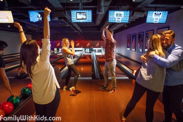 All Star Lanes, a restaurant, bar and bowling in Tower Hamlets, London, UK