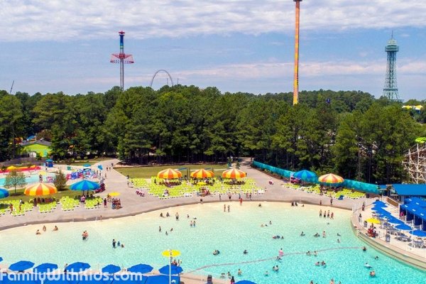 "Кингс Доминион", Kings Dominion, парк развлечений и аквапарк для всей семьи в Вирджинии, США