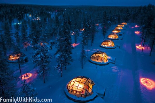 The Kakslauttanen Artic Resort in Lapland, Finland