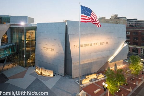 Национальный музей Второй мировой войны, National WWII Museum в Новом Орлеане, США