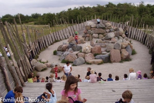 The Himmelhoj nature playground in Copenhagen, Denmark