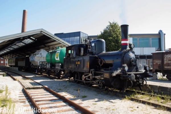 The Railroad Museum in Odens, Denmark 