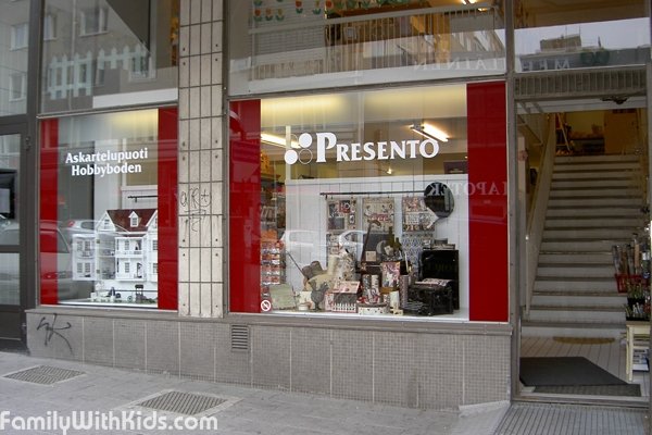 Presento, gifts and art supplies store in Turku, Finland