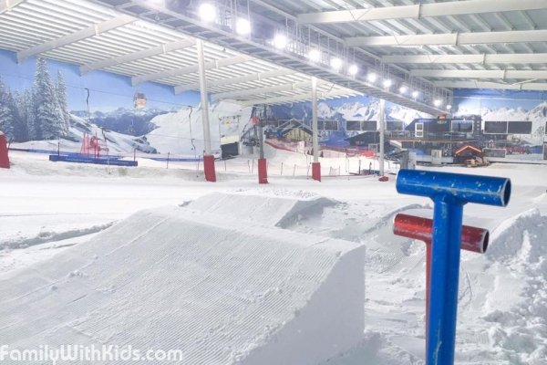 Snow Centre, an indoor skiing complex in St. Albans Hill, London, UK