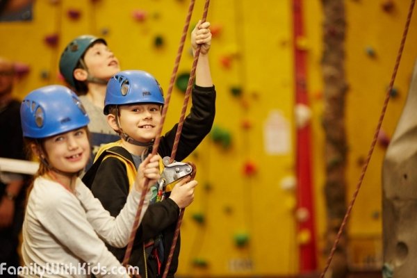 The Westway Climbing Centre, climbing for kids from 5 years old in the North Kensington, London, Great Britain