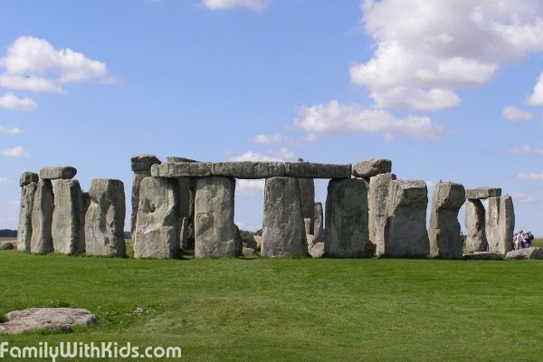 The Stonehenge prehistoric monument in Wiltshire, Great Britain