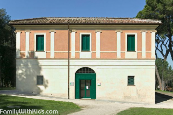 Raphael's House, Casina di Raffaello entertainment centre at the Villa Borghese garden, Rome, Italy