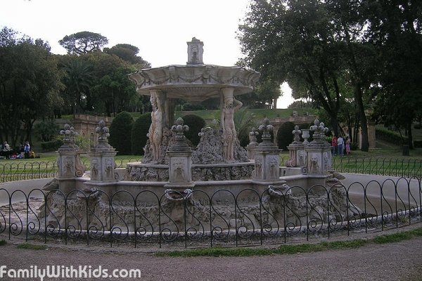 The Villa Doria Pamphili park in Rome, Italy