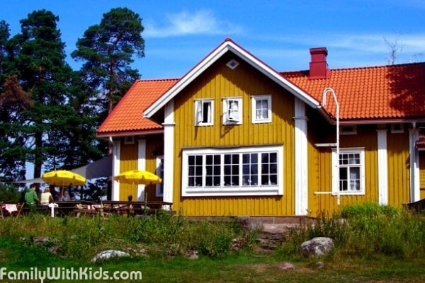 The Gula Villan Villa and Restaurant in the archipelago of Espoo, Finland
