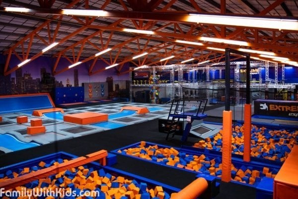 The Extreme Esport Trampoline Park and parkour for children from 6 years old in Espoo, Finland
