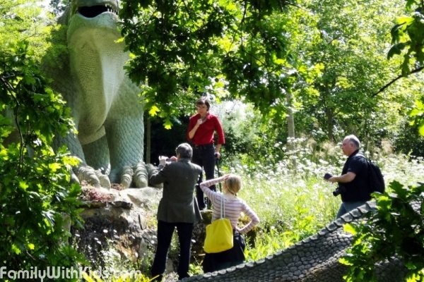 "Кристал Палас", Crystal Palace Park, парк с динозаврами на юге Лондона, Великобритания