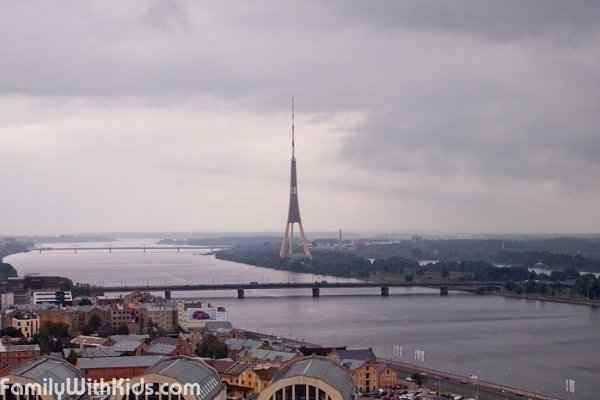 The Riga TV tower viewing platform, Latvia