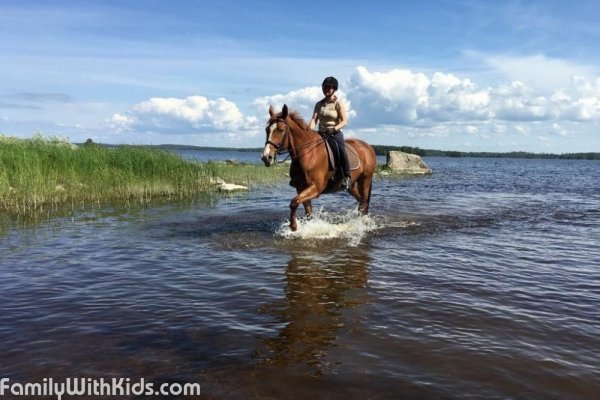 Korholan Talli, riding stable at Hiltulanlahti, Finland
