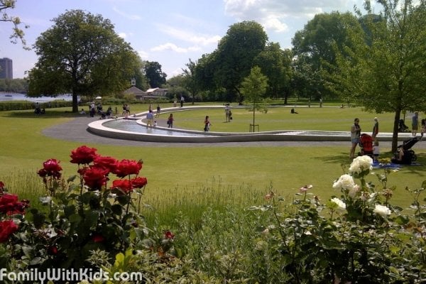 The Hyde Park in London, Great Britain