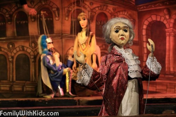 The National Marionette Theatre in Prague, Czech Republic