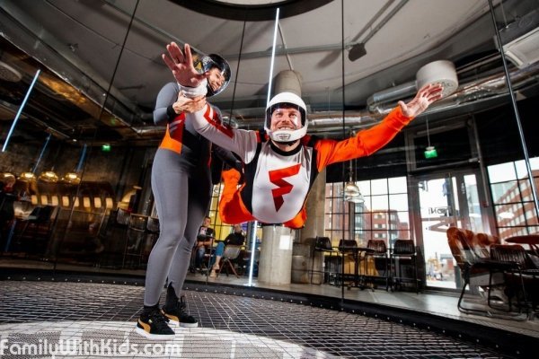 The Fööni Indoor Skydiving, aero tube for kids from 5 and adults  in Helsinki, Finland