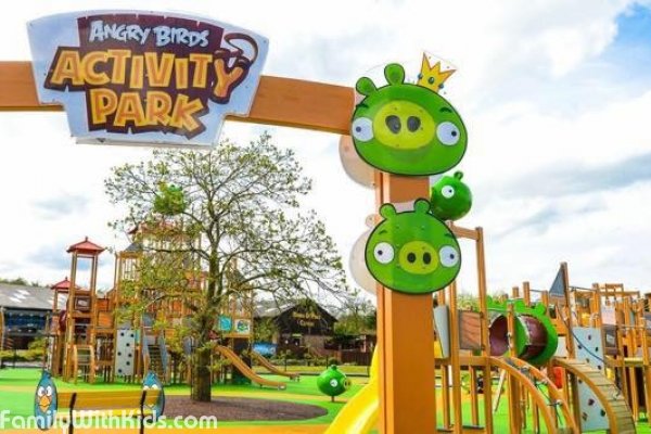 Парк развлечений Angry Birds в Lightwater Valley, Великобритания
