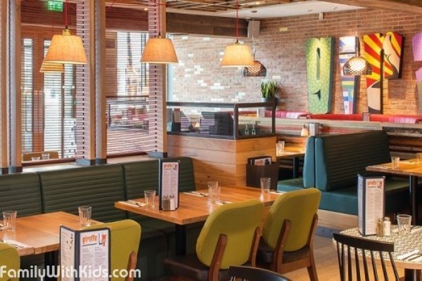 Giraffe, a world cuisine restaurant in London, UK