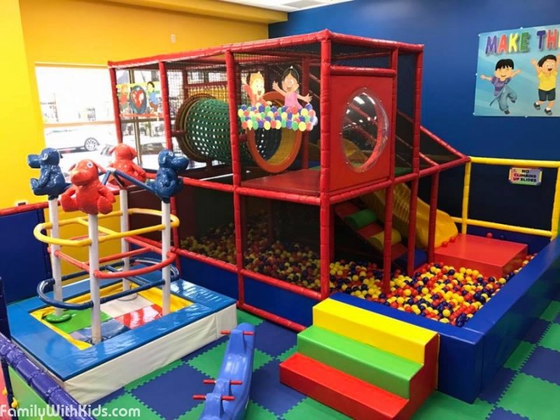 Luv 2 Play Leesburg, детская игровая площадка, кафе, Лизбург, Вашингтон,  США | FamilyWithKids.com